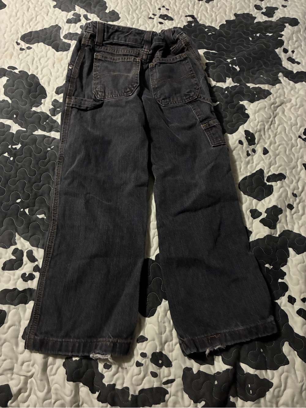 Kids Black Straight-Leg Jeans - Picture 3 of 3